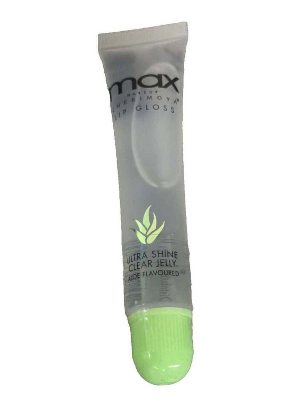 MAX Cherimoya Lip Gloss Ultra Shine Clear Jelly Aloe Flavored Makeup New